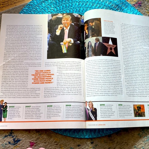 LOS ANGELES MAGAZINE DONALD TRUMP BIGGEST LOSER September 2019 - Picture 7 of 9